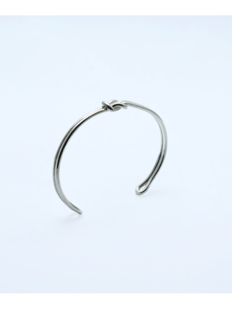 AQUA SILVER シルバー バングル ノットモチーフ sv925 アクアシルバー アクセサリー・腕時計 ブレスレット・バングル シルバー【送料無料】