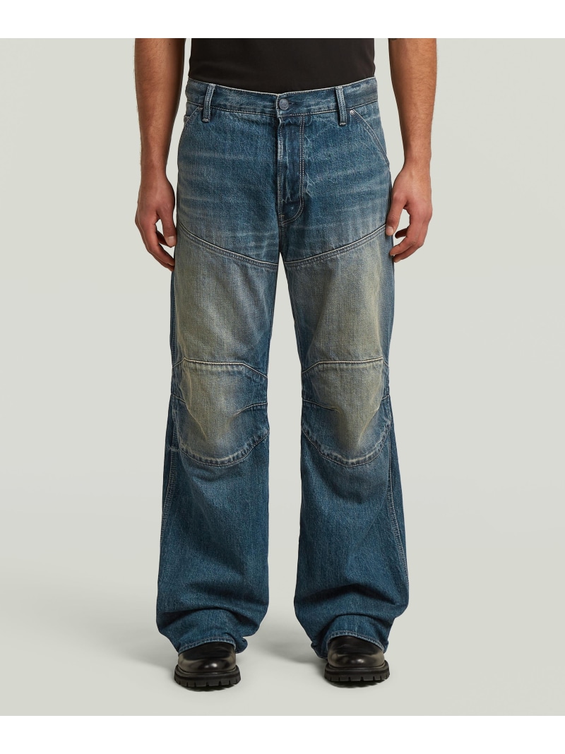 G-Star RAW 【公式ショップ】5620 3D Loose 2.0 Jeans/ヴィンテージライク立体裁断バイカーディテールワイドルーズジーンズ ジースターロゥ パンツ ジーンズ・デニムパンツ ブルー【送料無料】｜ Fashion Men
