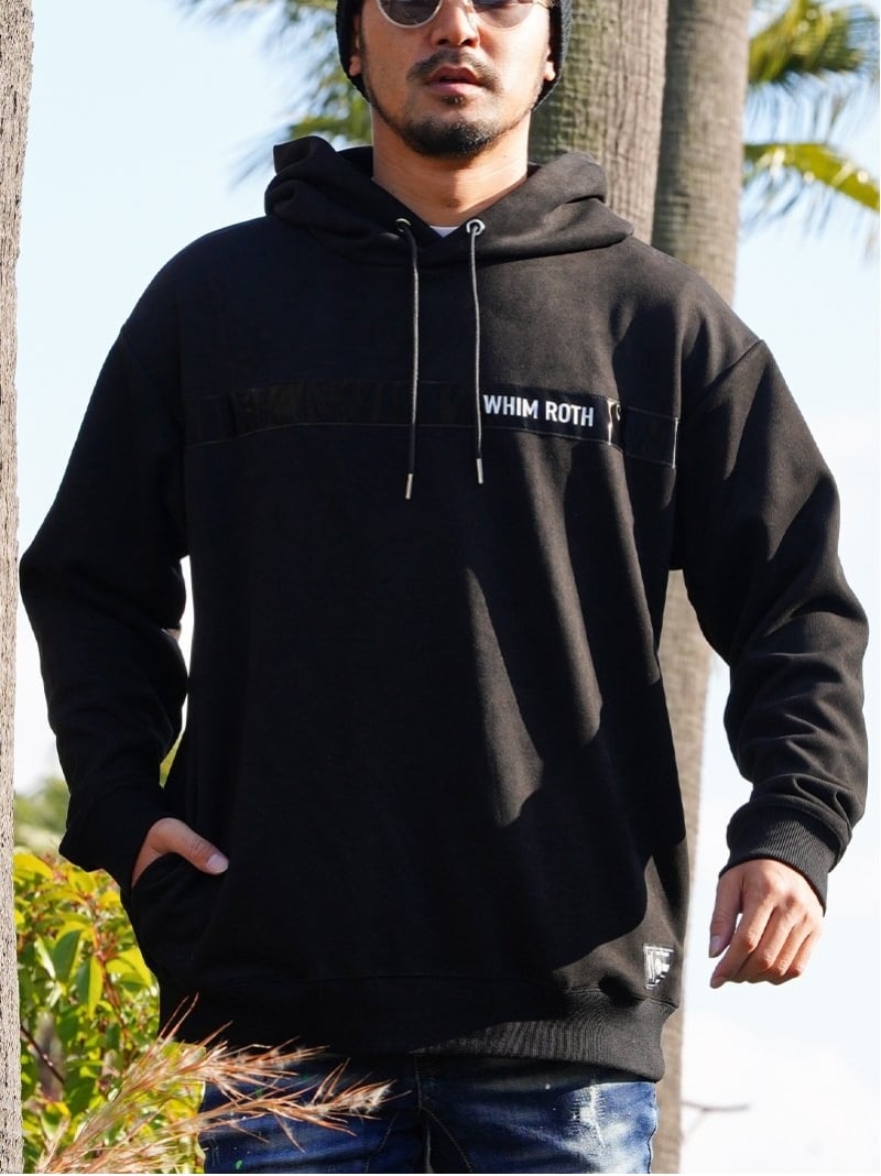 WHIM ROTH WHIM ROTH/(M)W/R Exchange Hoodie アダムスジャグラー トップス パーカー・フーディー 黒いこと 白いこと【貨物輸送無料】