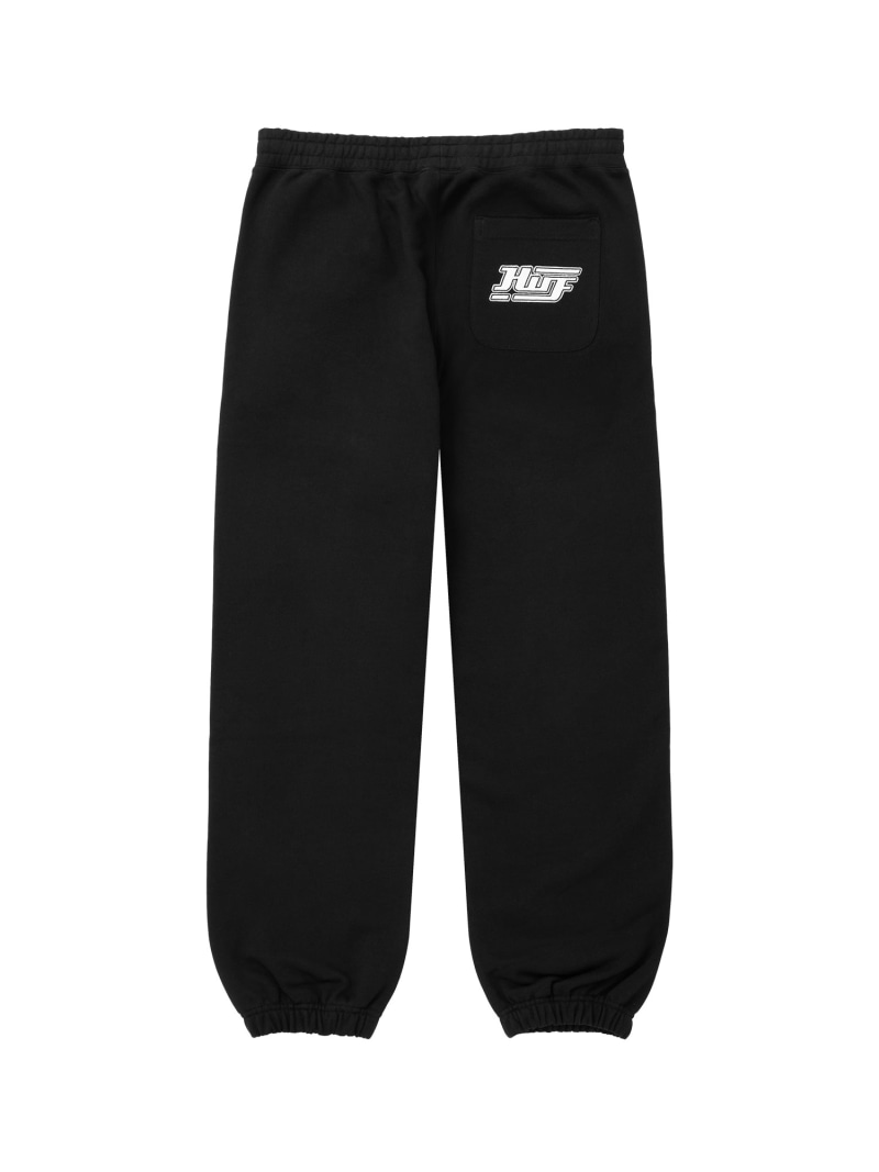 HUF EXHAUST FLEECE PANT / HUF ハフ スウェットパンツ ハフ パンツ ジャージ・スウェットパンツ ブラック ネイビー グレー【送料無料】