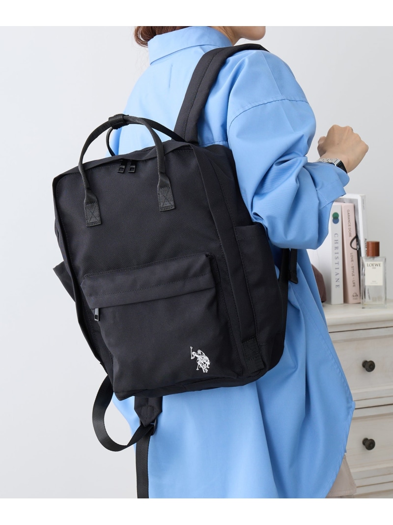 【SALE／50%OFF】U.S. POLO ASSN. U.S. POLO ASSN./スクエアバックパック USPA-2740 セットアップ七つ 御徒面子 背嚢・うしろ側風呂敷き包み 黄色 赤いこと サクラ色 黒いこと 白いこと 米国海軍 薄墨色 緑であること【RBA_E】【貨物輸送無料】