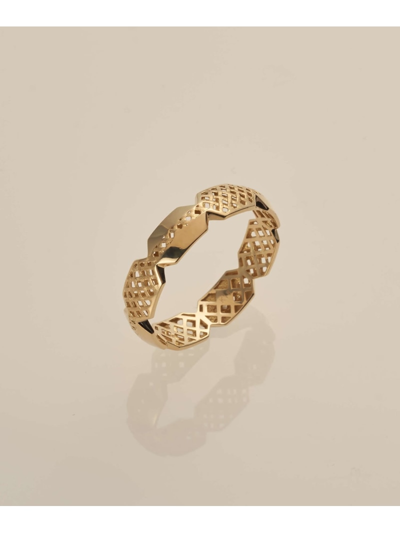 XOZ K18 X bamboo stacking ring C はりつけ台 バンブー スタッキング 輪っか C クロスオズ 付属物・ウオッチ 輪っか・指環 ゴールド【貨物輸送無料】