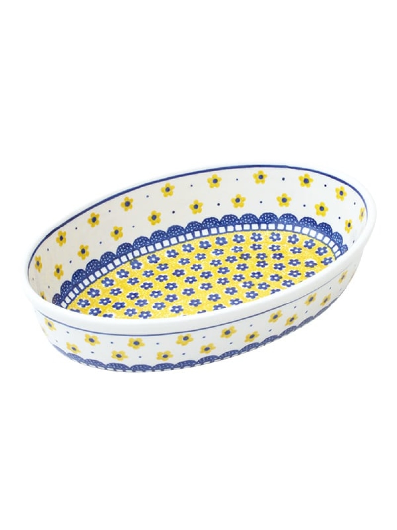 Ceramika Artystyczna オーブンディッシュNo.240 ツェラミカ　アルティスティチナ 食器・調理器具・キッチン用品 食器・皿 ホワイト【送料無料】
