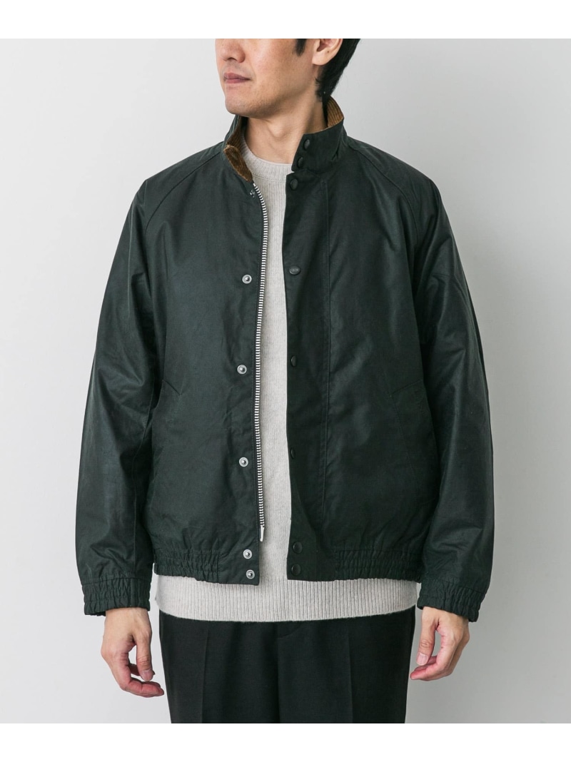 URBAN RESEARCH DOORS Barbour BLOUSON TRANSPORT WAX JACKET アーバンリサーチドアーズ ジャケット・アウター その他のジャケット・アウター カーキグリーン ブラック【送料無料】