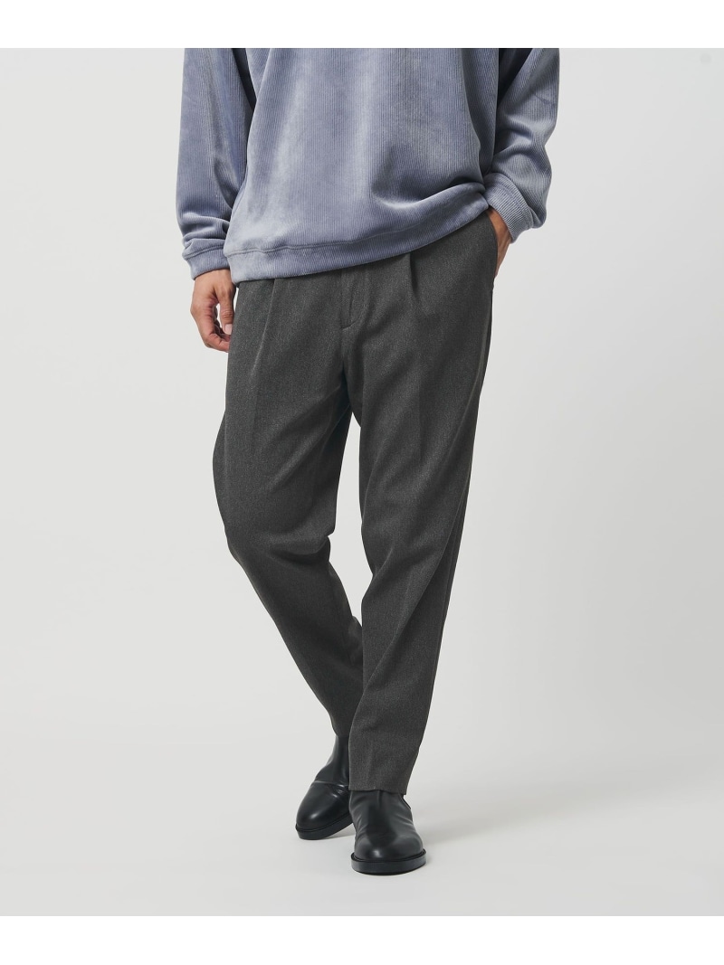 【SALE／30%OFF】BEAUTY&YOUTH UNITED ARROWS ツイル 1プリーツ テーパード パンツ NO.5 ヨコストレッチ ユナイテッドアローズ アウトレット パンツ その他のパンツ グレー ブラウン ブラック【RBA_E】【送料無料】｜ Fashion Men