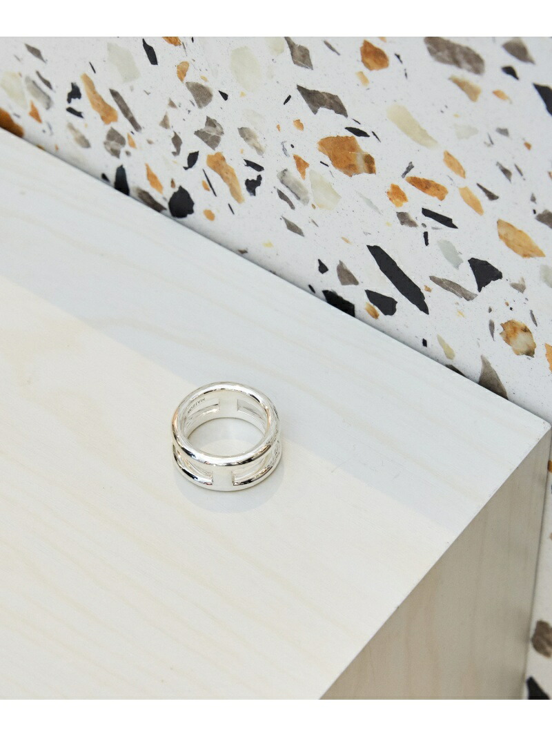MAISON SPECIAL Connect Double Ring/コネクトダブルリング メゾンスペシャル アクセサリー・腕時計 リング・指輪 ブラック【送料無料】