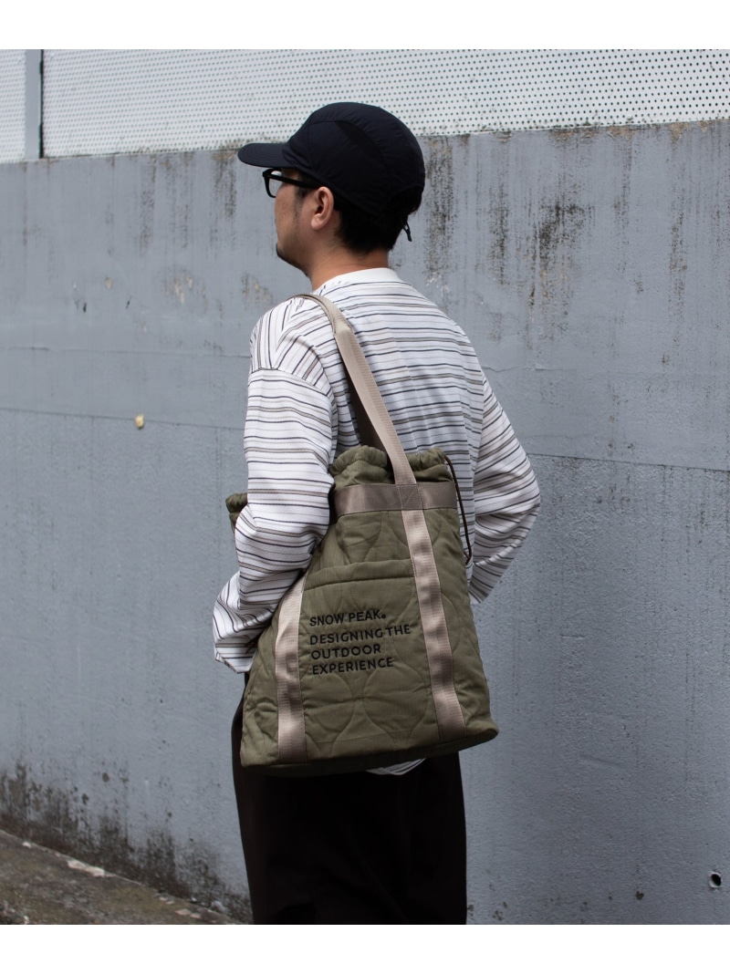 楽天市場】スノーピーク Quilted Ripstop Tote メンズ レディース