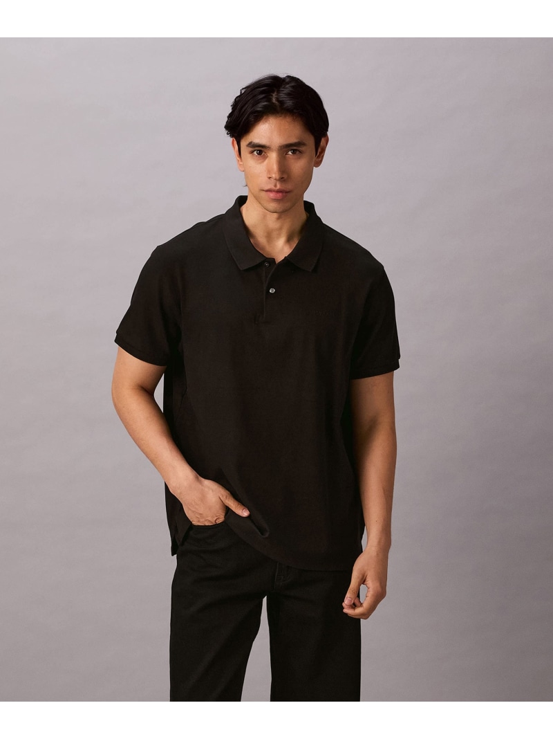 Calvin Klein (M)【堅苦しさ販売店】 カルバンクライン スポーツシャツ Calvin Klein 4LC251G カルバン・クライン トップス スポーツシャツ 白いこと 黒いこと 米国海軍【貨物輸送無料】