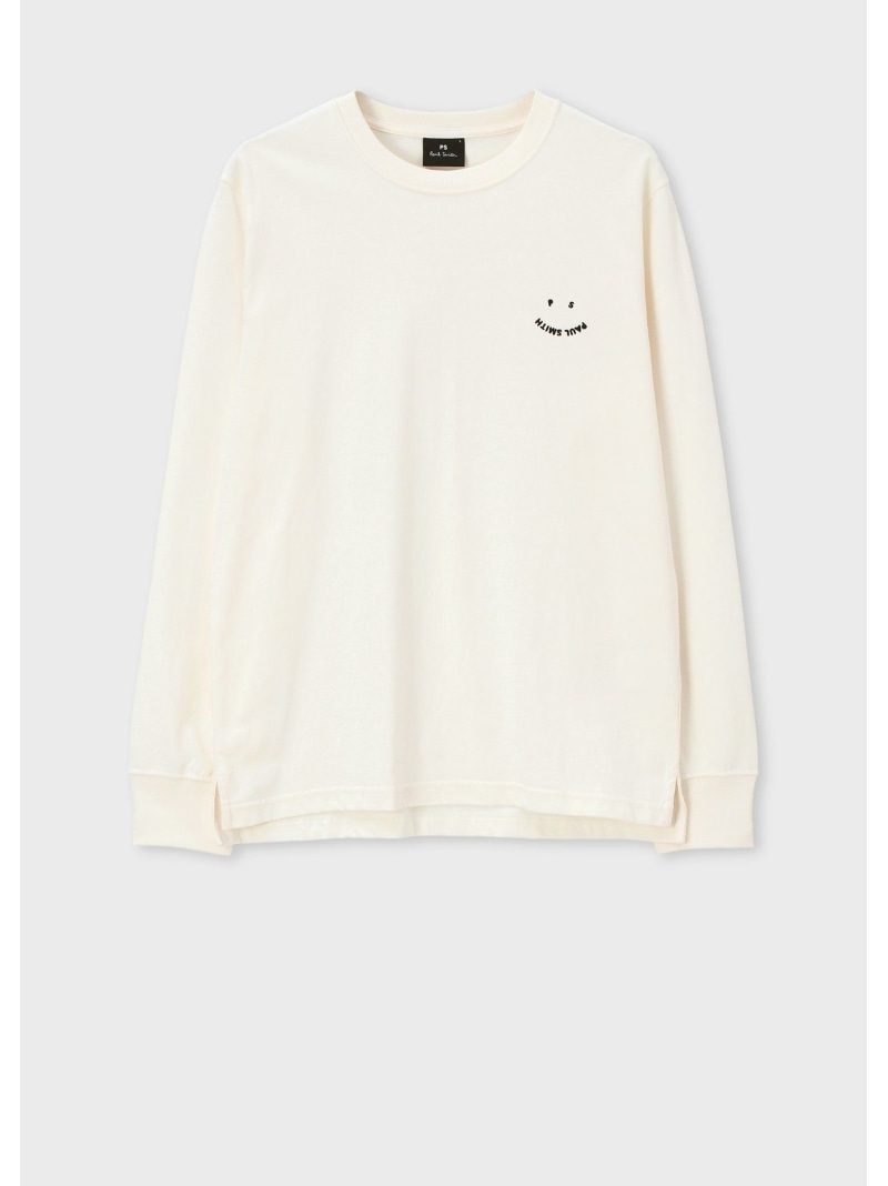 【Paul Smith】\"Bike Courier\" 長袖 Tシャツ クルーネック 白 Paul Smith｜