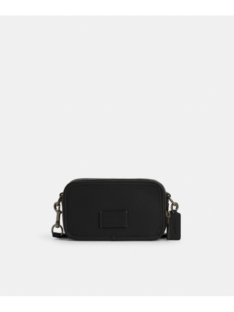 【SALE／60%OFF】COACH OUTLET 【堅苦しさ】ワイアット 差し交わす上半身 コーチ職 逃げ口 御徒面子 ショルダーバッグ 黒いこと【RBA_E】【貨物輸送無料】