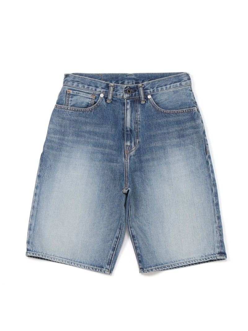 A BATHING APE COLLEGE DENIM SHORTS ア ベイシング エイプ パンツ ジーンズ・デニムパンツ ブルー【送料無料】