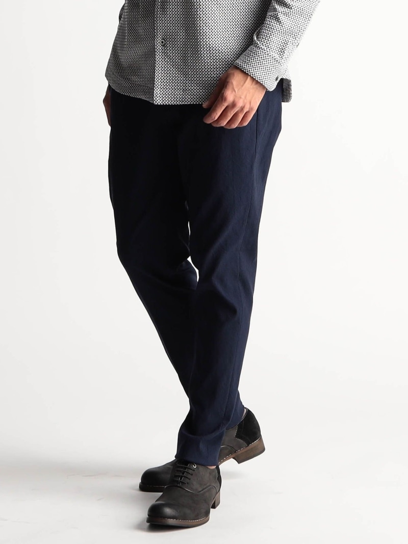 【SALE／30%OFF】NICOLE CLUB FOR MEN アラカルトジャカード イージースラックス ニコル ズボン下 余分の物のズボン下 黒いこと 赤いこと 米国海軍【RBA_E】【貨物輸送無料】