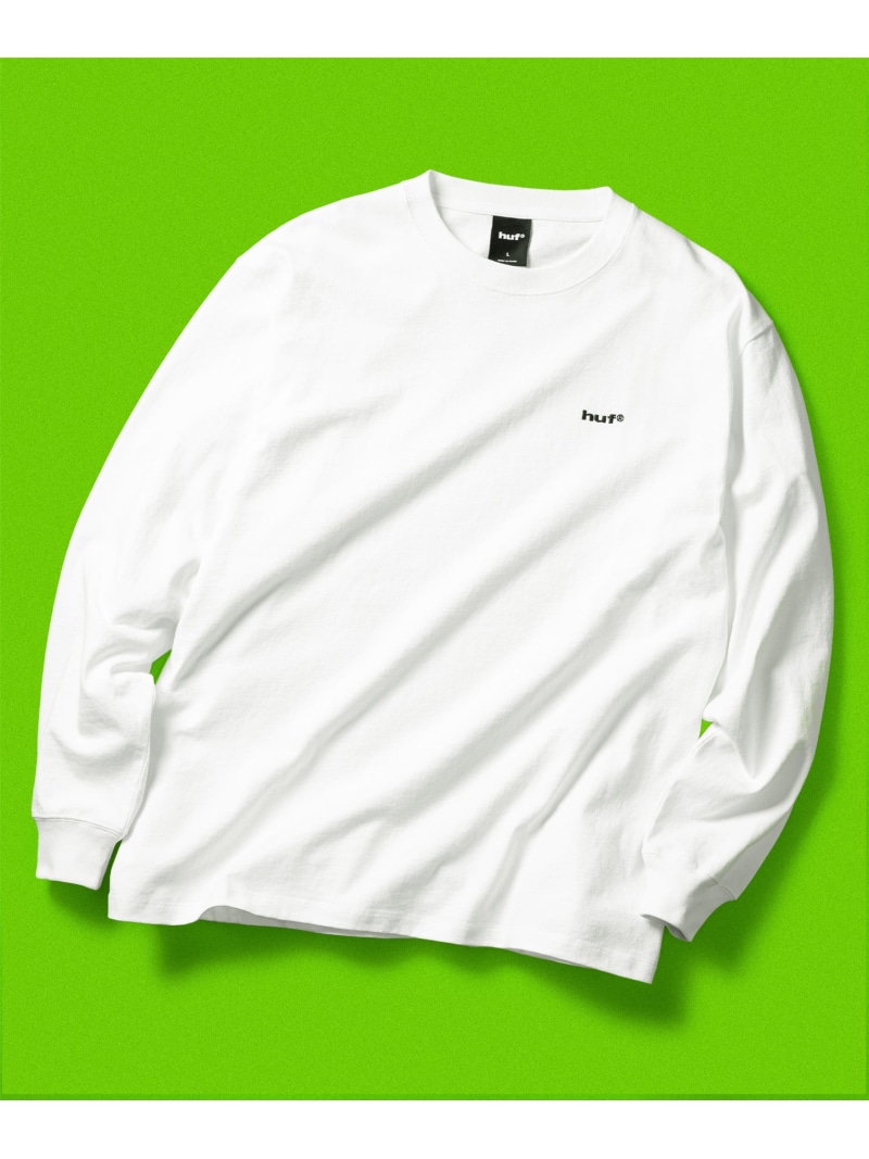 HUF HUF eightynine LS TEE / HUF ハフ Tシャツ ロンT ハフ トップス カットソー・Tシャツ ネイビー グリーン ホワイト ブラック【送料無料】