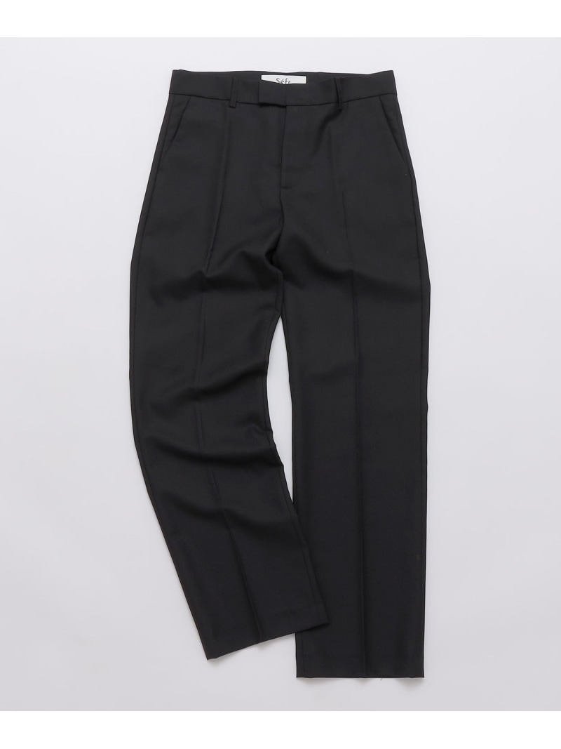 【SALE／30%OFF】SHIPS MEN Sefr: MIKE SUIT TROUSER シップス パンツ その他のパンツ ブラック【RBA_E】【送料無料】