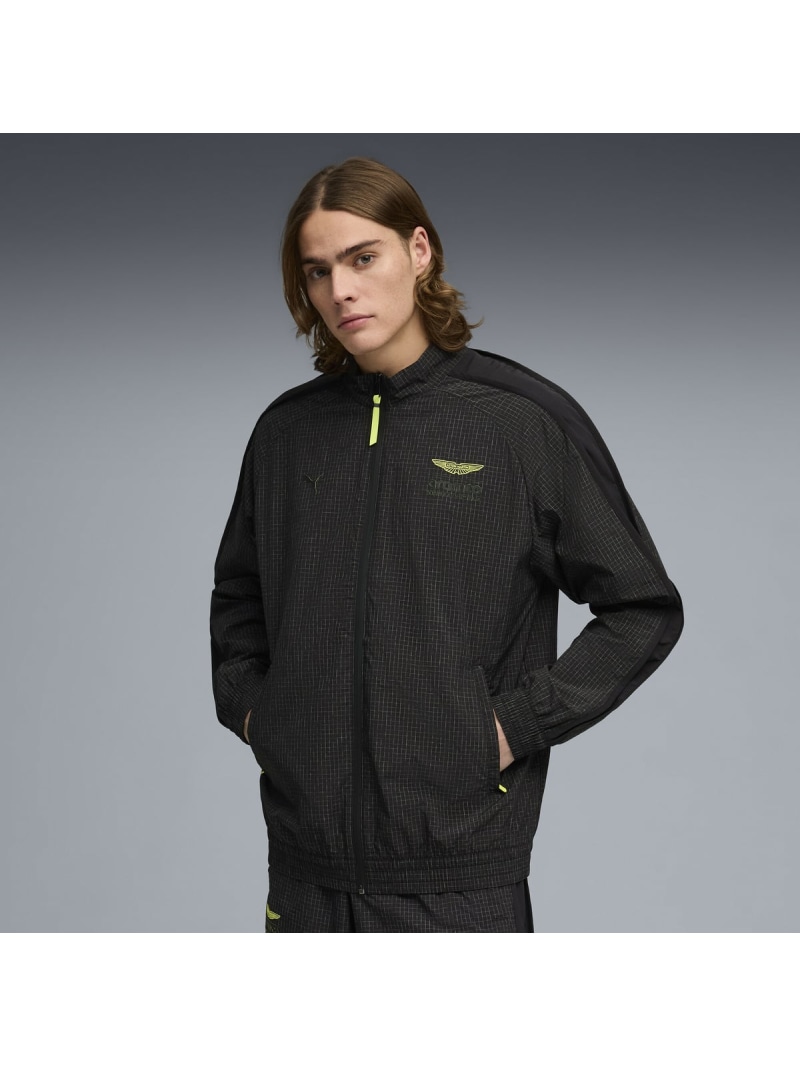 【SALE/30%OFF】PUMA メンズ PUMA x アストン マーティン アラムコ F1 チーム ライフスタイル T7 オーバーサイズ ジャケット AMF1 T7 Oversized Jac プーマ ジャケット・アウター その他のジャケット・アウター ブラック【RBA_E】【送料無料】| Fashion Men