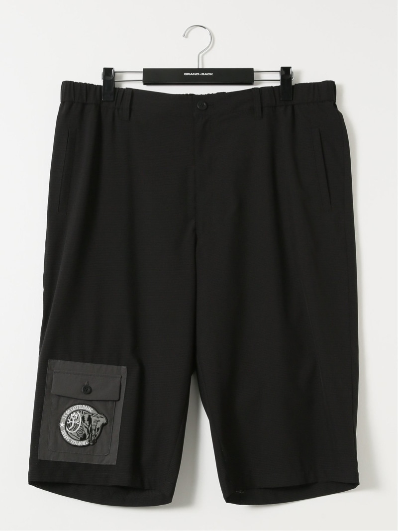 【SALE／10%OFF】GRAND-BACK 【大きいサイズ】カステルバジャック/CASTELBAJAC ストレッチ ハーフ丈 パンツ タカキュー パンツ その他のパンツ【RBA_E】【送料無料】