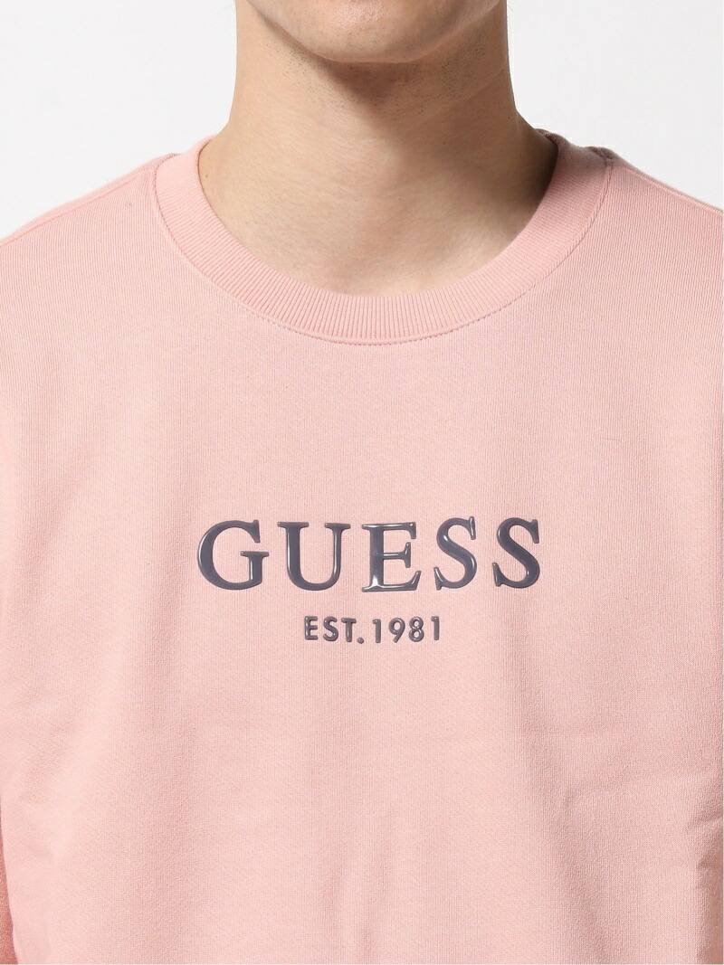Guess M カットソー Logo Sweat ゲス