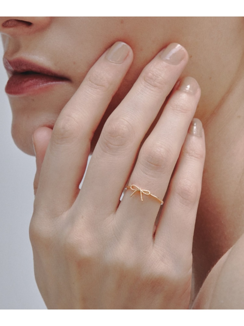 les bon bon les bon bon/prima ring リング BOB410 10金 10K K10 リボン 日本製 ルボンボン ギフト セットアップセブン アクセサリー・腕時計 リング・指輪 ゴールド【送料無料】｜ Fashion Men