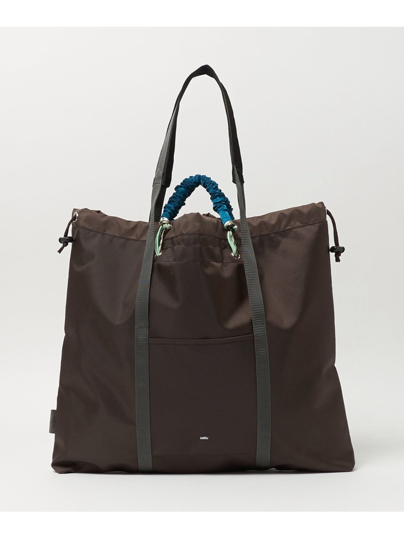 UNITED ARROWS ＜zattu＞PATA-LQ/2WAYトートバッグ ユナイテッドアローズ 御徒面子 トートバッグ 赤銅色 黒いこと【貨物輸送無料】