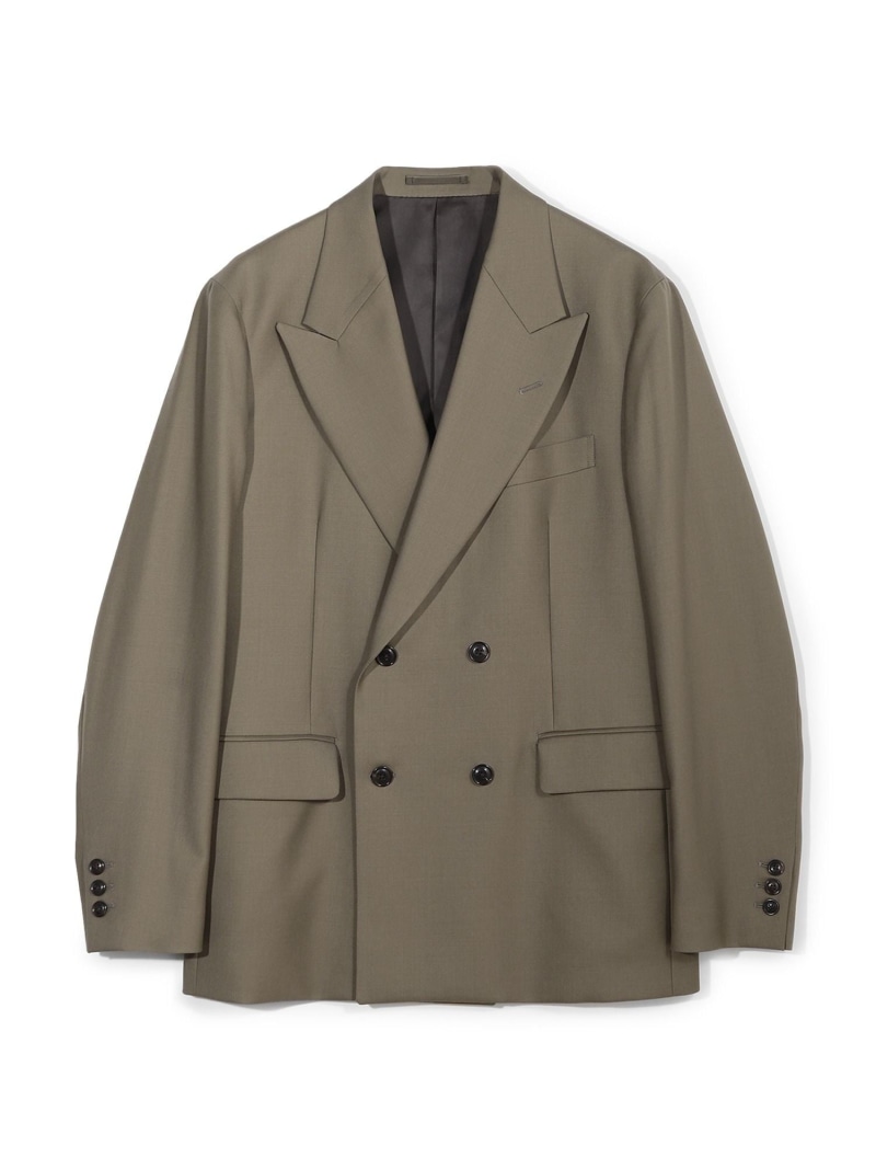 MEN'S BIGI 【50th Anniv . 菊池武夫】TECHWOOL TWILL TAILORED JACKET メンズ ビギ ジャケット・アウター テーラードジャケット・ブレザー ブラック ベージュ【送料無料】| Fashion Men