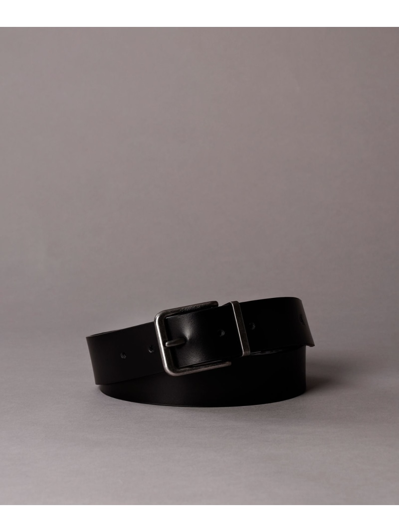 Calvin Klein Jeans Accessory (M)【公式ショップ】 カルバンクライン ブラックレザーリバーシブルベルト35mm Calvin Klein Jeans Accessory 4G7029G カルバン・クライン ファッション雑貨 ベルト ブラック【送料無料】