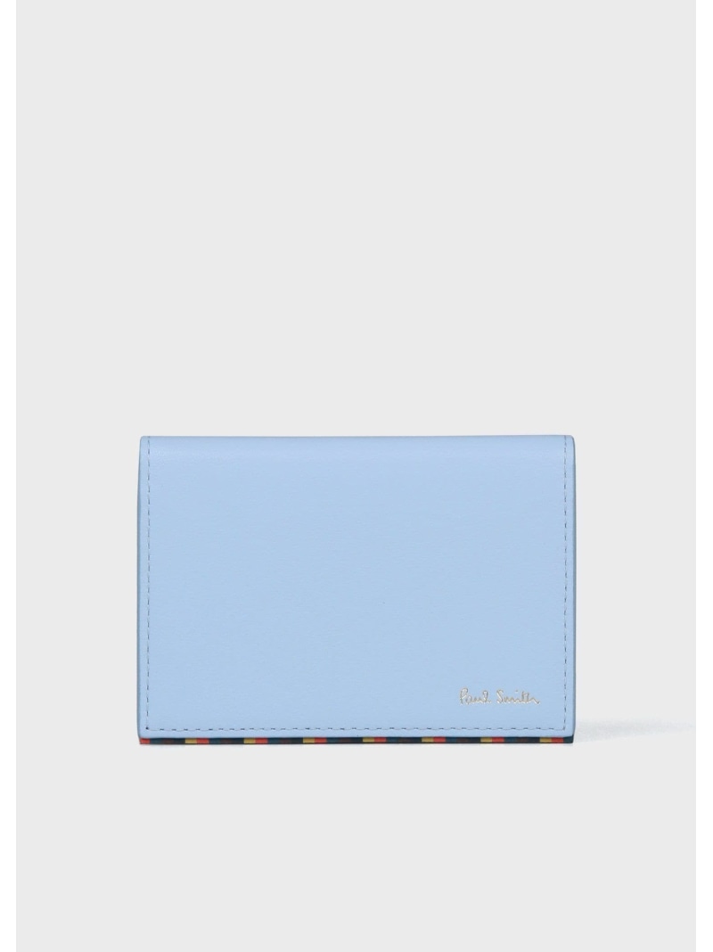 Paul Smith ブライトストライプトリム パスケース ポール・スミス 財布・ポーチ・ケース 財布 ブラック ブルー【送料無料】｜ Fashion Men