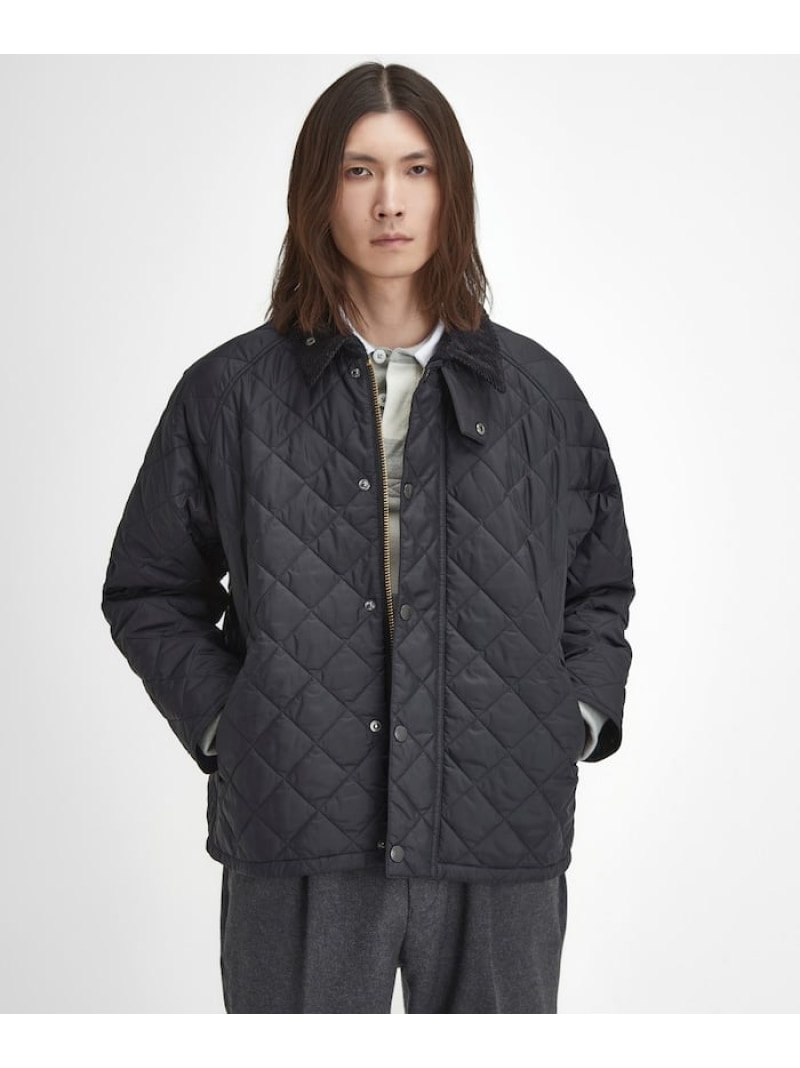 Barbour Transport quilted jacket 24AW フリークスストア ジャケット・アウター ブルゾン・ジャンパー ブラック グリーン【送料無料】