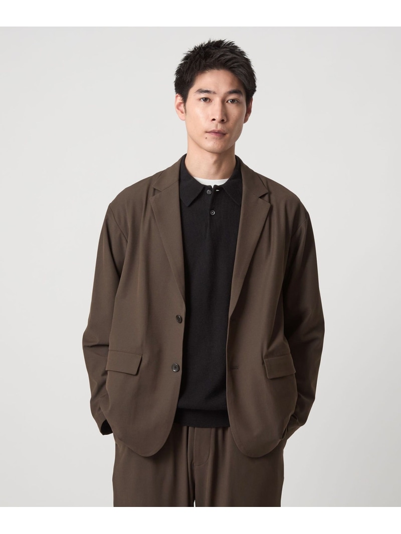 UNITED ARROWS green label relaxing FREELITCH カジュアル 2B ジャケット -ストレッチ- ユナイテッドアローズ アウトレット ジャケット・アウター テーラードジャケット・ブレザー グレー ブラック ブラウン【送料無料】｜ Fashion Men
