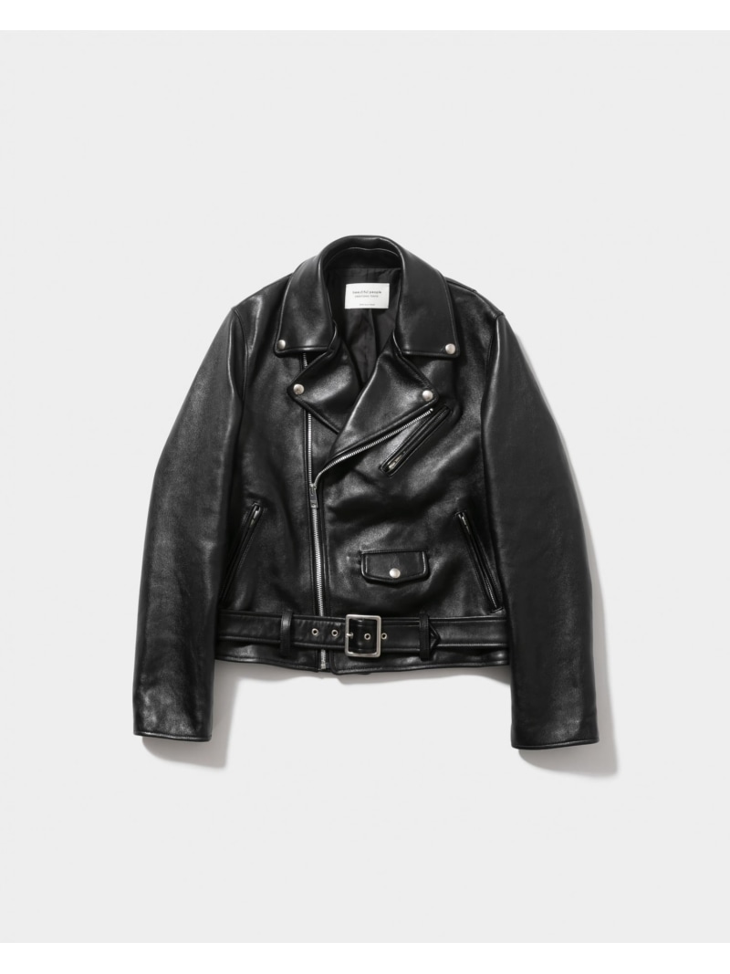 ビューティフルピープル　バッグロゴ　ライダースジャケット　ダブル　ブラック130 ビューティフルピープル バッグロゴ ライダースジャケット ダブル