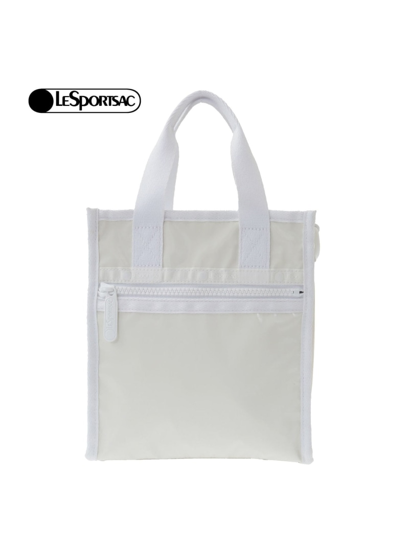 CONVERSE TOKYO 【LeSportsac】MINI N/S TOTE コンバーストウキョウ バッグ ショルダーバッグ ホワイト ブラック【送料無料】｜ Fashion Men