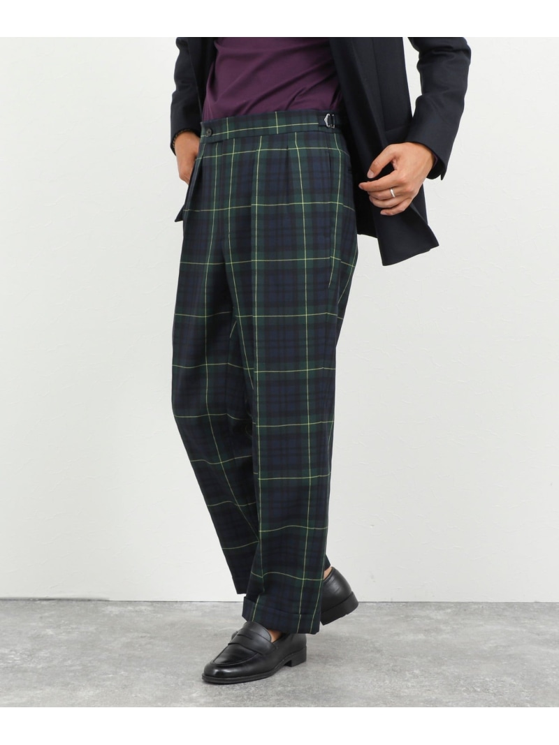 NOLLEY'S goodman 2タックスラックス サイドアジャスター 26AW ノーリーズ パンツ スラックス・ドレスパンツ ネイビー ベージュ グレー【先行予約】*【送料無料】｜ Fashion Men