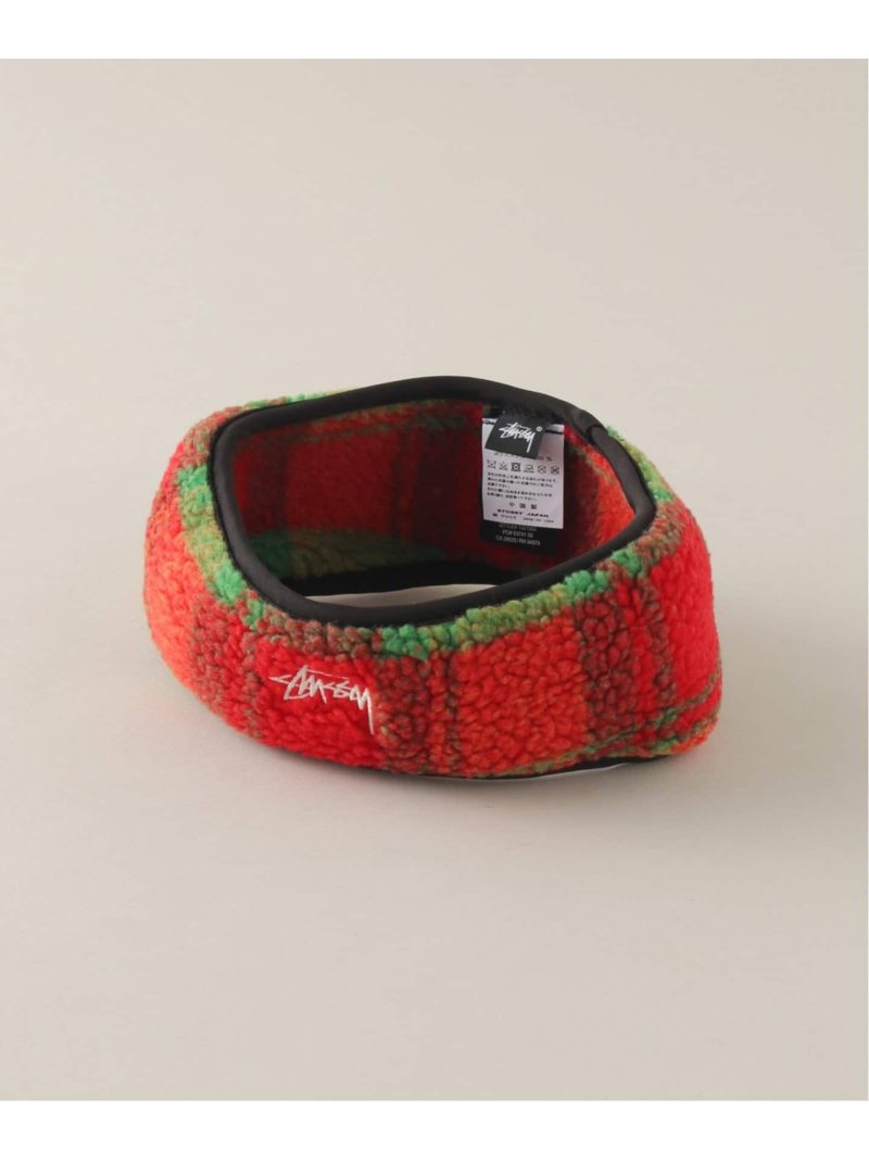 Joint Works Stussy ステューシー Plaid Polar Fleece Headband ジョイントワークス ファッショングッズ ファッショングッズその他 ブラック 送料無料 Lojascarrossel Com Br