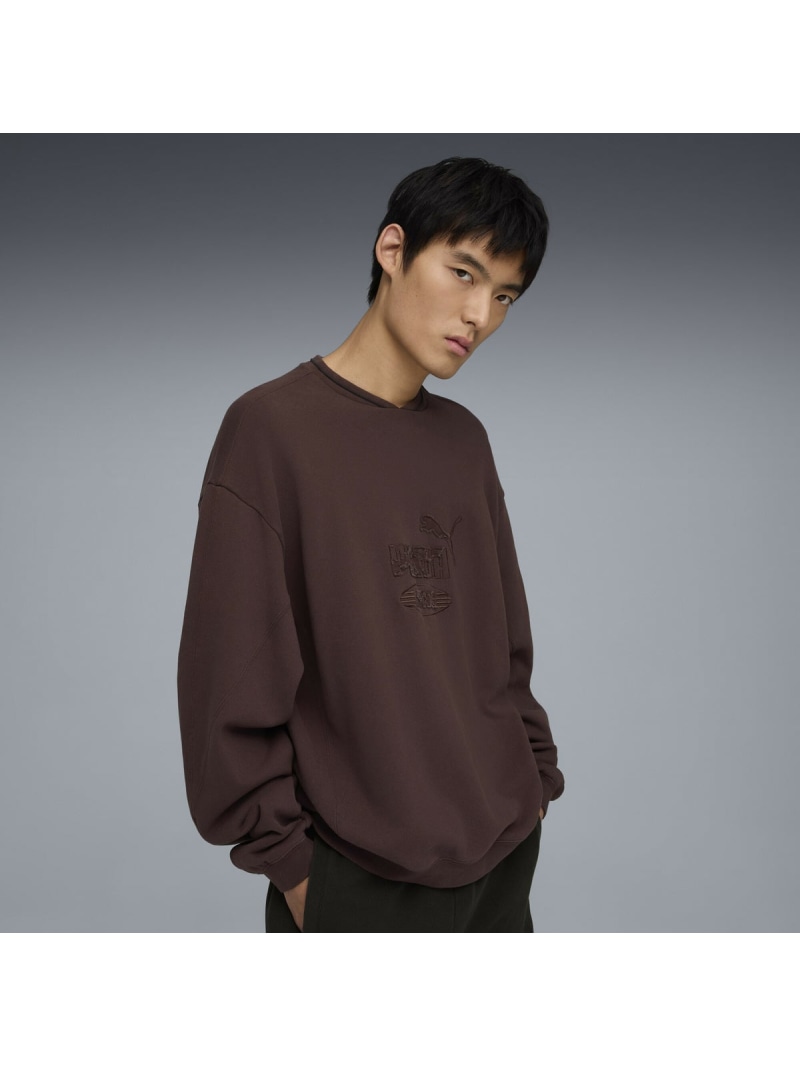 PUMA メンズ キング クルーネック スウェット KING Crew プーマ スポーツ・アウトドア用品 その他のスポーツ・アウトドア用品 ブラウン【送料無料】