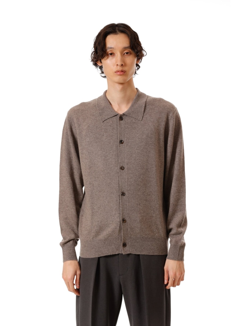 【SALE／40%OFF】ATTACHMENT カシミール編み物 ジレー 差し押さえ トップス ジレー 赤銅色 薄墨色 黒いこと【RBA_E】【貨物輸送無料】
