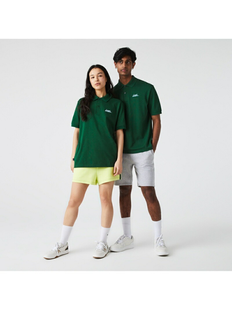 Lacoste ラコステライブ スクリプトネームポロシャツ ラコステ