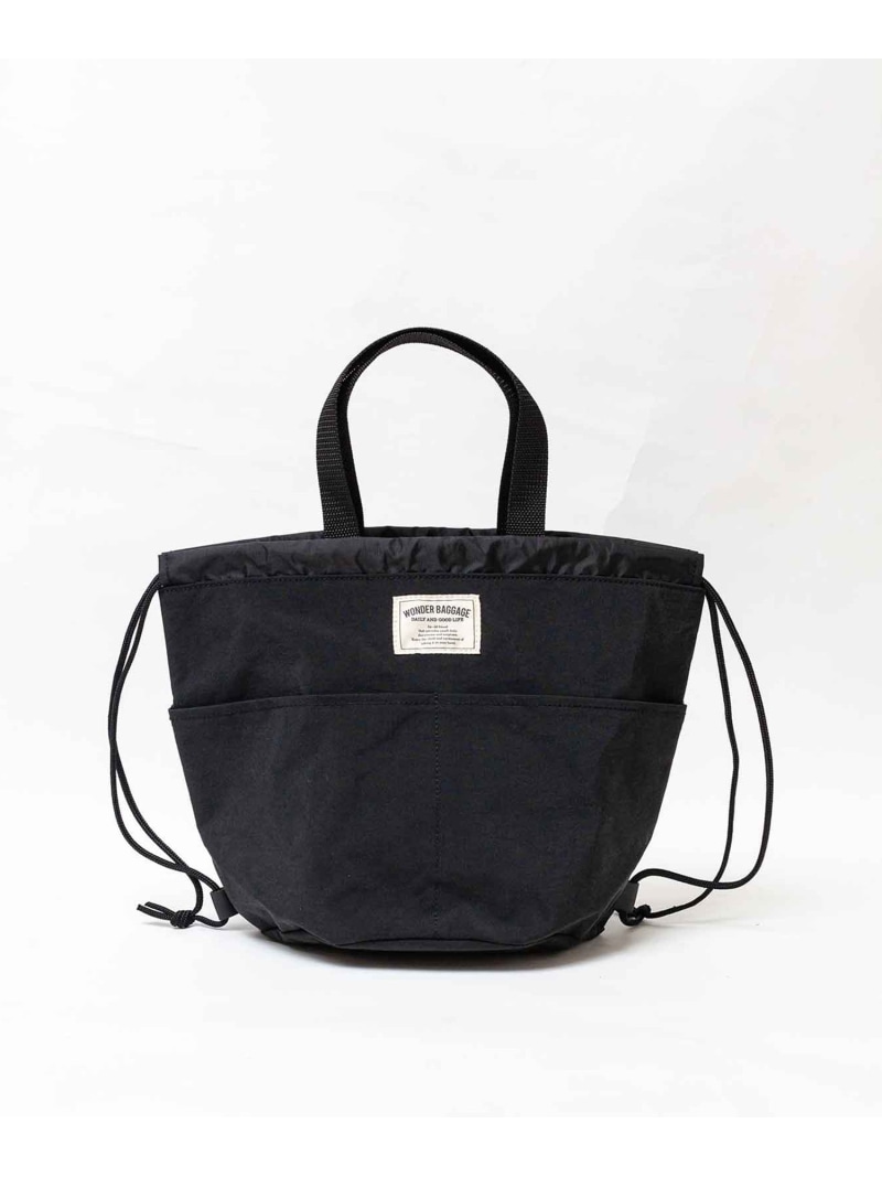WONDER BAGGAGE ファンデイポーチ メンズ レディース ワンダーバゲージ 御徒面子 ハンドバック 赤いこと 黒いこと ベージュ【貨物輸送無料】