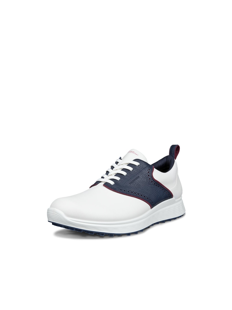 ECCO 防水 Golf S-Casual ゴルフシューズ 本革 グリップ力 エコー スポーツ・アウトドア用品 ゴルフグッズ ホワイト【送料無料】｜ Fashion Men