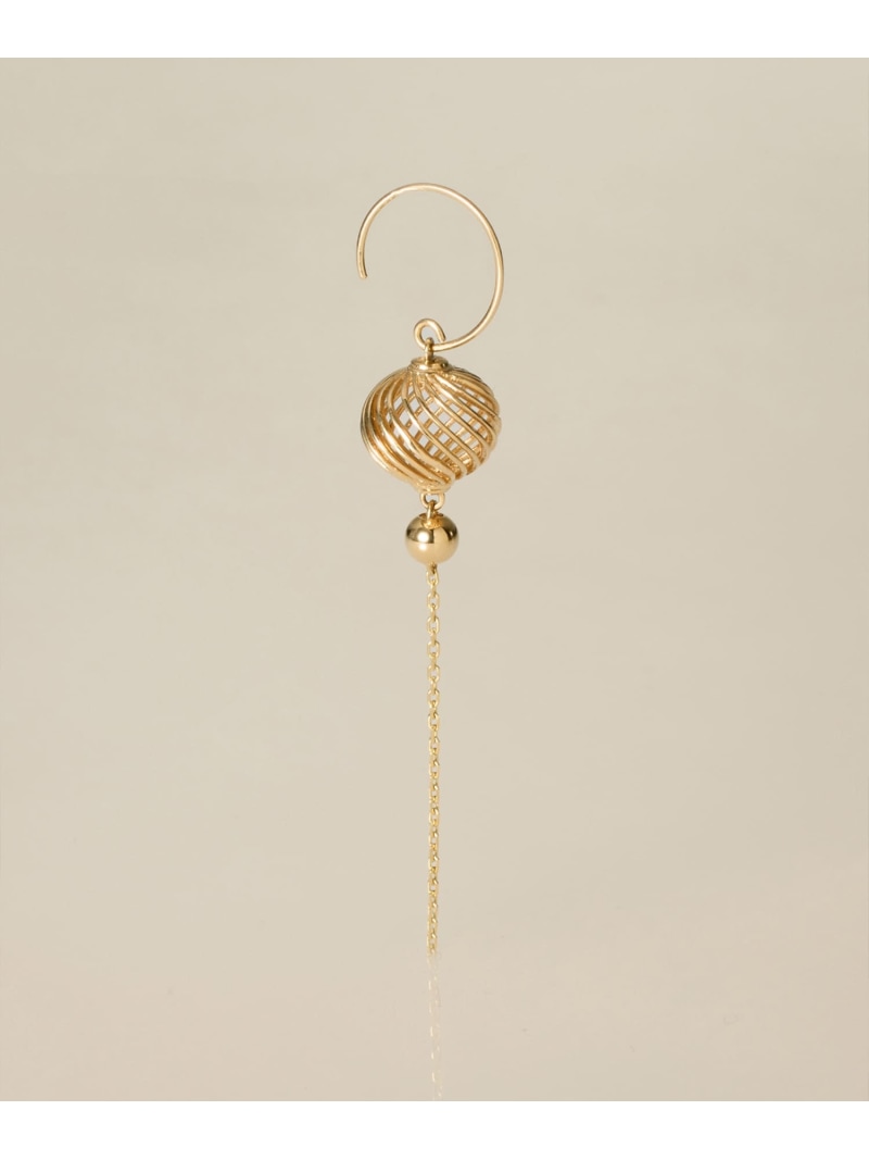 XOZ K10 lantern drop chain pierced earring 提灯 ドロップチェーンピアス クロスオズ 付属品・ウオッチ ピアス ゴールド【貨物輸送無料】