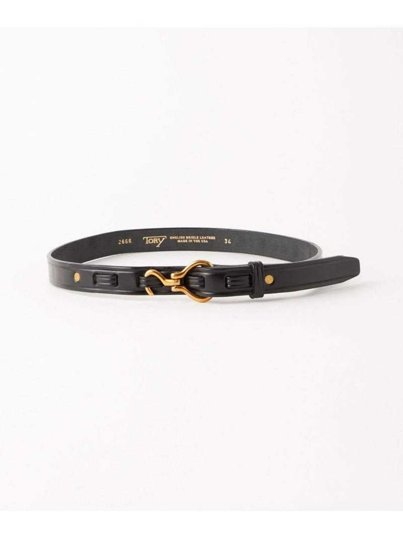 UNITED ARROWS green label relaxing ＜TORY LEATHER＞PICK ベルト ユナイテッドアローズ グリーンレーベルリラクシング ファッション雑貨 ベルト ブラック【送料無料】