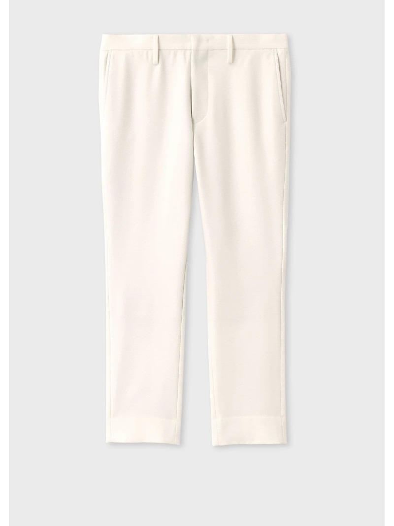 Paul Smith ソフトツイル ストレッチ トラウザーズ ポール・スミス パンツ スラックス・ドレスパンツ ホワイト【送料無料】｜ Fashion Men