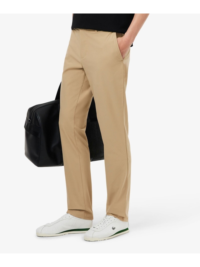 LACOSTE スリムフィットストレッチチノパンツ ラコステ パンツ チノパンツ ネイビー ベージュ ブラック【送料無料】
