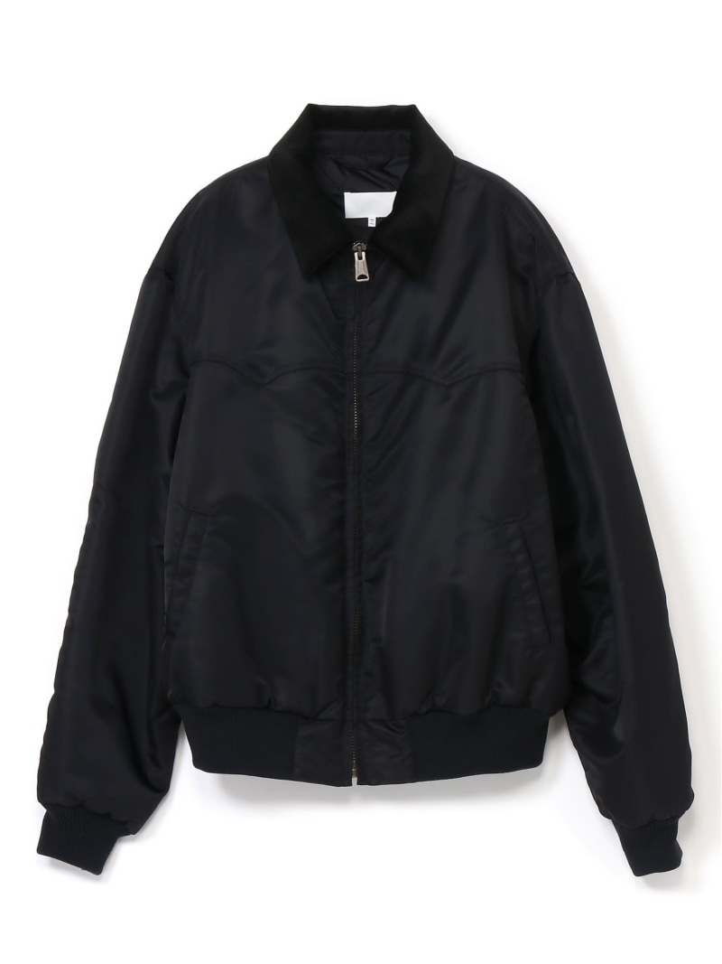 Maison Margiela 運動競技上衣 メゾンマルジェラ ジャケット・アウター 上衣・前掛け 黒いこと【貨物輸送無料】