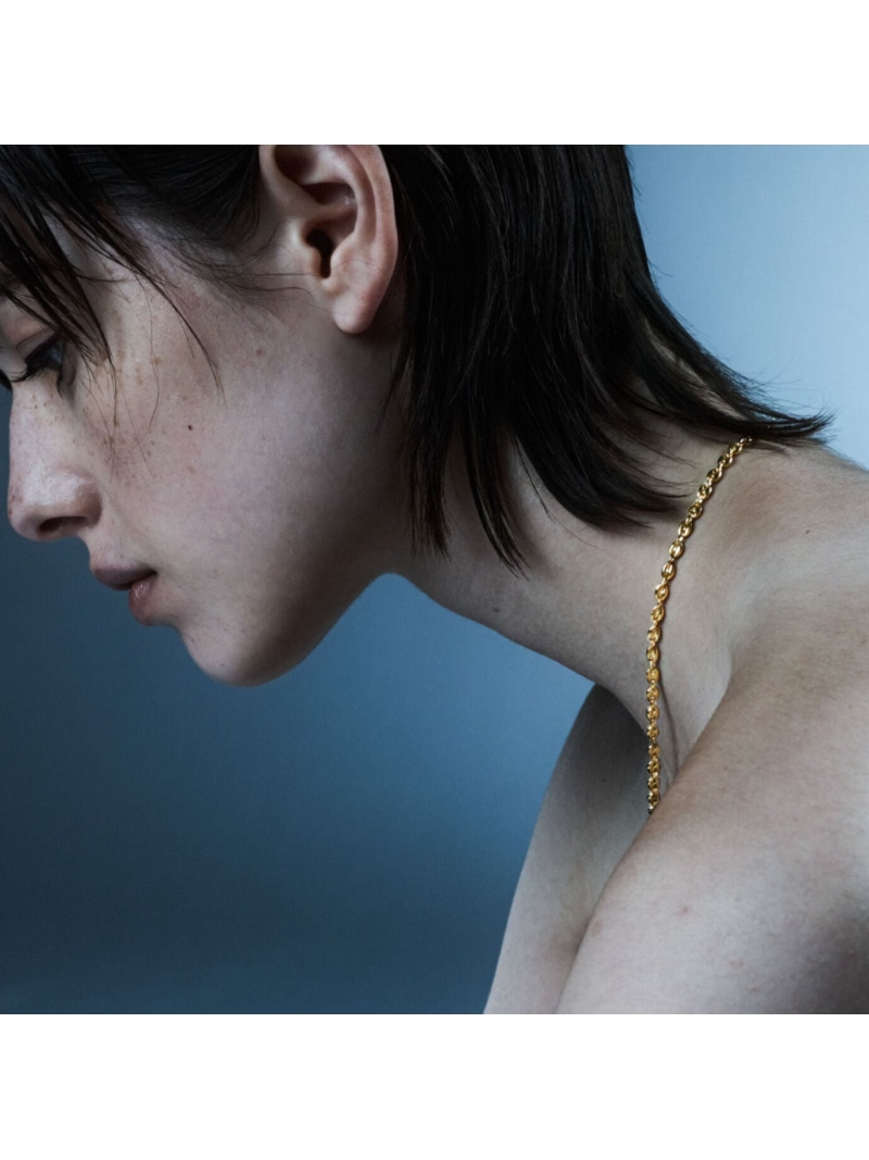 quip queint quip queint/anker chain choker フォブ アクセサリー・腕時計 ネックレス ゴールド【送料無料】| Fashion Men