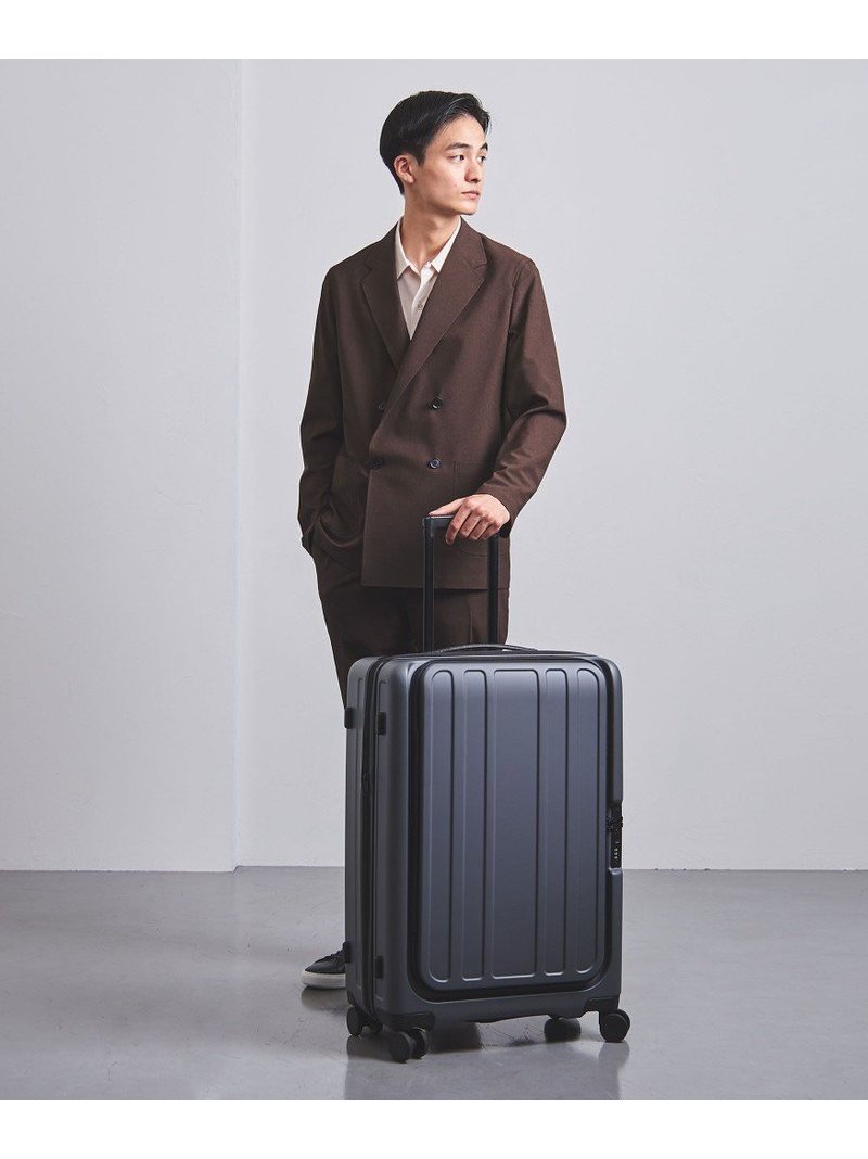 United Arrows スマート スーツケース 66l グレー