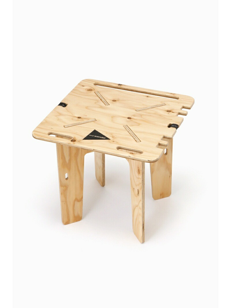 【SALE／40%OFF】and wander TAKIBI wood table アンドワンダー 運動競技・アウトドア設備 アウトドア・レジャー・キャンプ設備【RBA_E】【貨物輸送無料】