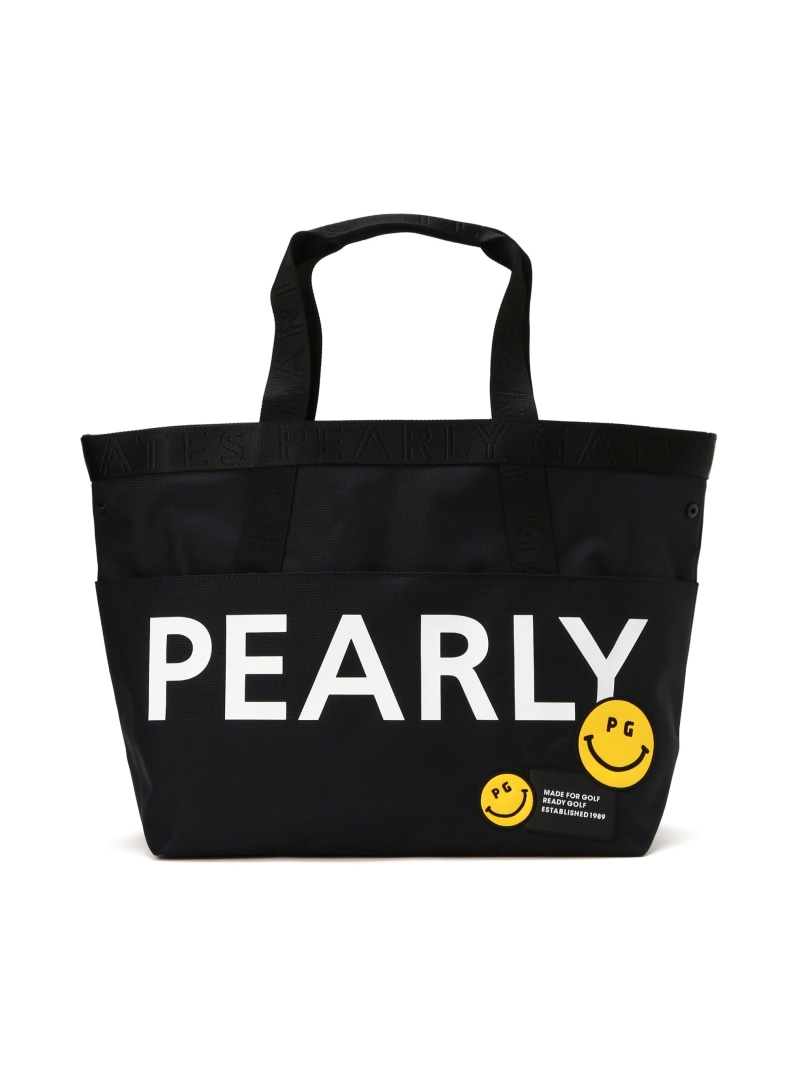 Bio PG SMILEシールボーダー柄TPUロッカーバッグ (UNISEX) PEARLY GATES｜Bio PG SMILEシールボーダー柄TPUロッカーバッグ