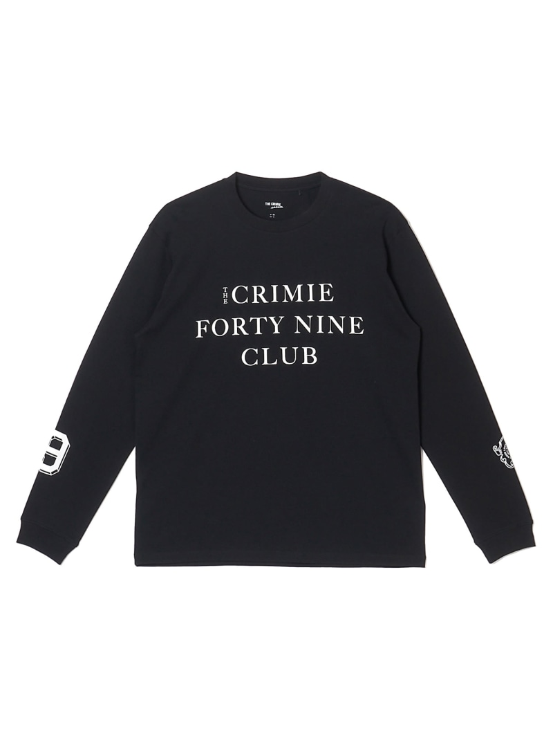 THE CRIMIE THE CRIMIE 49 CLUB LONG T SHIRTS ガーデン トップス カットソー・Tシャツ ホワイト ブラック【送料無料】｜ Fashion Men