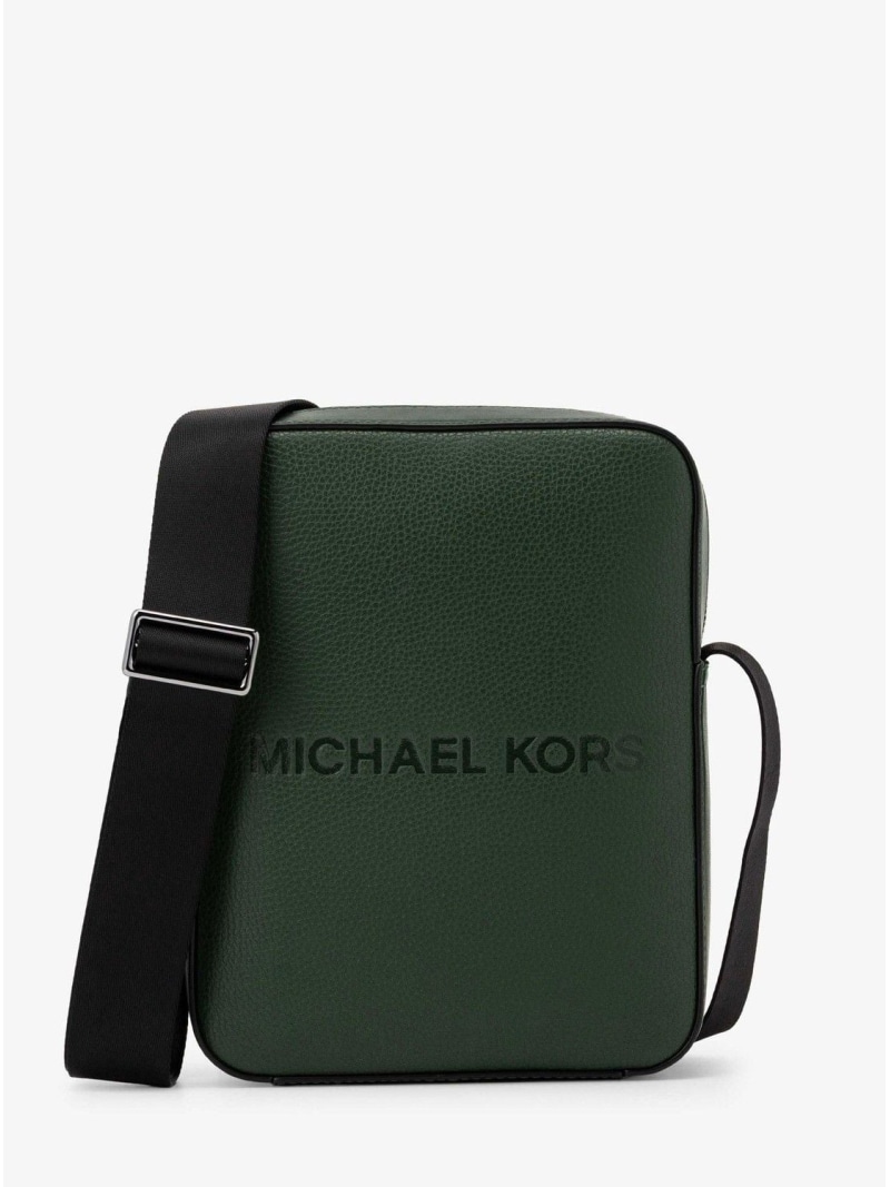 【SALE／81%OFF】MICHAEL KORS COOPER エンボス ペブルレザー フライトバッグ マイケルコース マイケル・コース バッグ ショルダーバッグ グリーン【RBA_E】【送料無料】