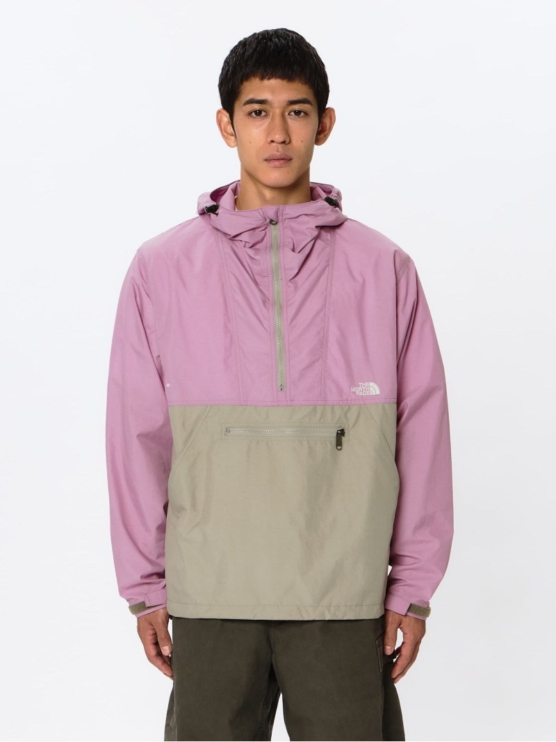 THE NORTH FACE 【堅苦しさ】パウダーコンパクトパーカ(メンズ) ザ・ノース・フェイス ジャケット・アウター 余分の物のジャケット・アウター 白いこと 黒いこと パープル【貨物輸送無料】