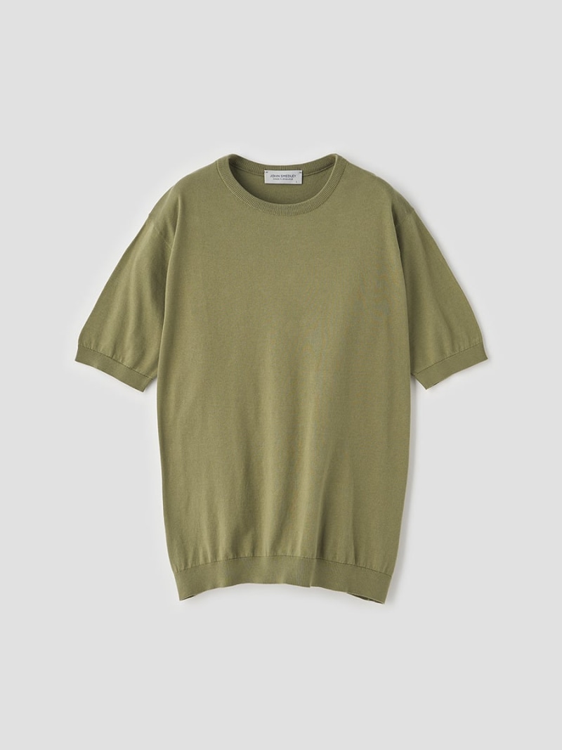 【SALE／20%OFF】JOHN SMEDLEY 半袖綿織物編み物プルオーバー ｜ KIELL ｜ 30G MODERN FIT ジョンスメドレー トップス 編み物【RBA_E】【貨物輸送無料】